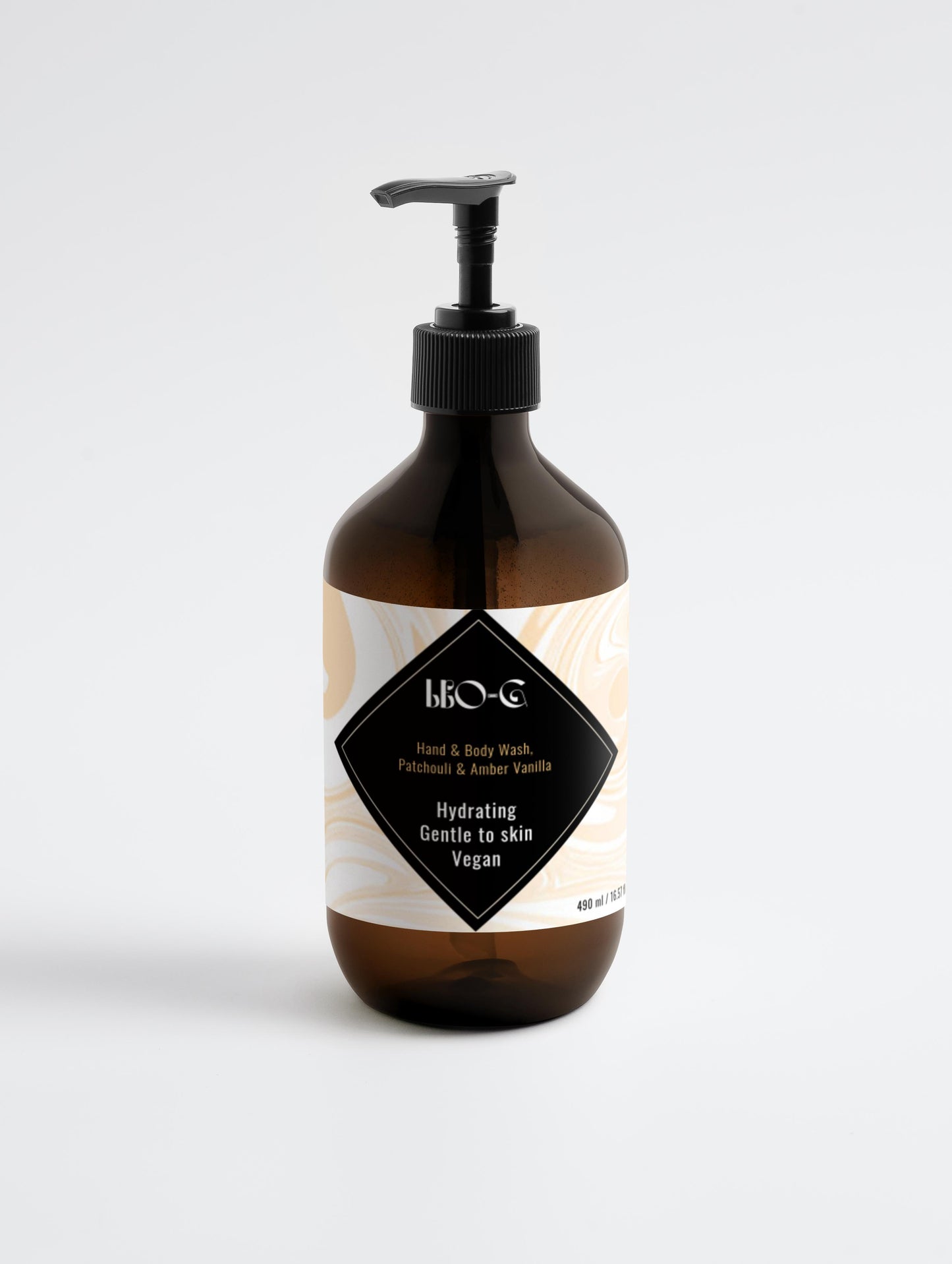 Hand & Body Wash, Patchouli & Amber Vanilla