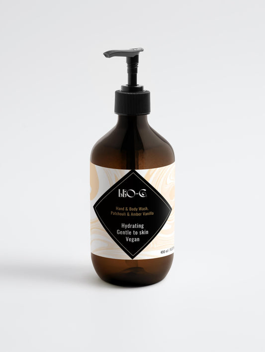 Hand & Body Wash, Patchouli & Amber Vanilla